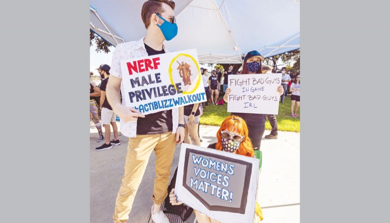 New Age | Workers walk out over treatment of women at game giant Activision
