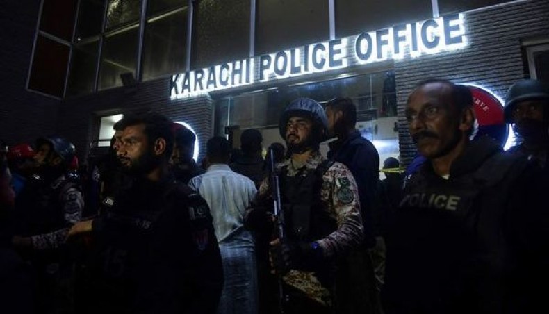 Four people killed in Karachi Police Office attack