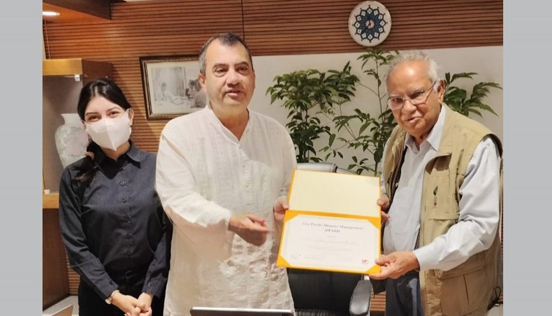 Lawmaker Saber Hossain Chowdhury awarded 'A-PAD Award 2023' - Vimarsana News