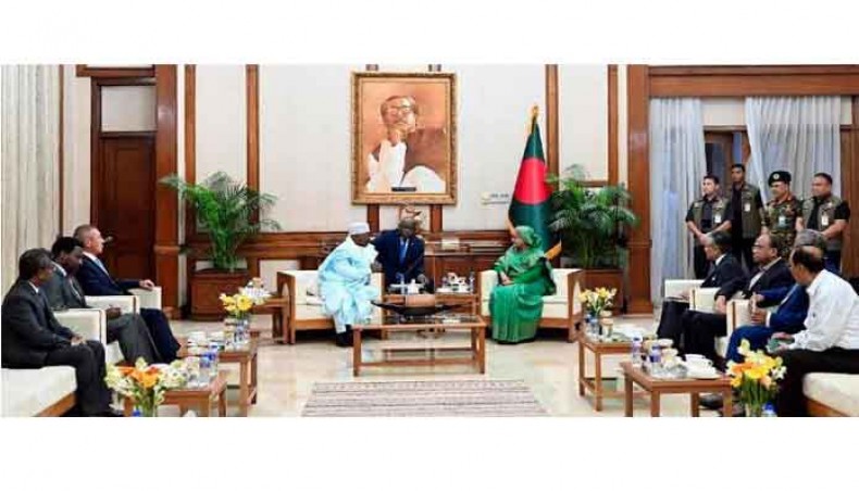 PM seeks int’l communities’ help for dignified Rohingya repatriation