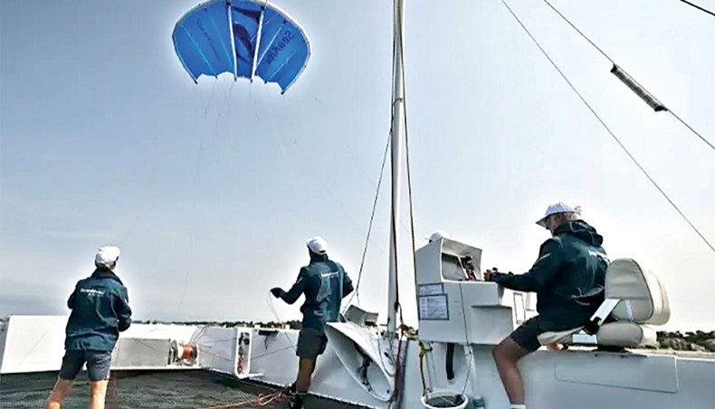 Startup bets on kitesurf to blow away shipping pollution - Vimarsana News
