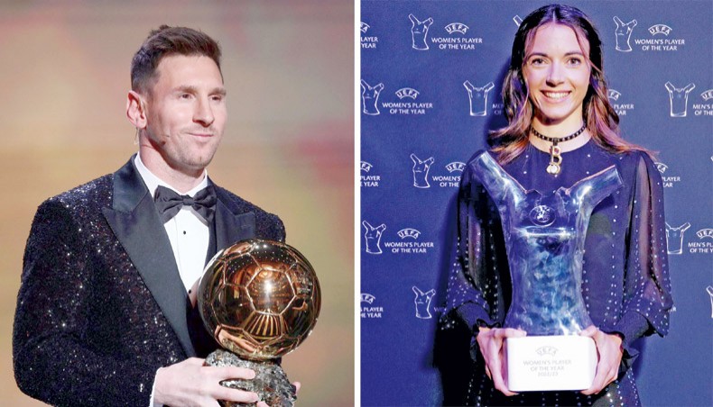 Lionel Messi e Aitana Bonmatí conquistam Bola de Ouro